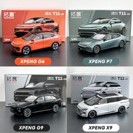 X xpeng G6 P7 X9 X9 Car Model Xiaopeng Car Model 1: 64 Size Xiaopeng X9 G6 X9 Xiaopeng P7 P5 Series 