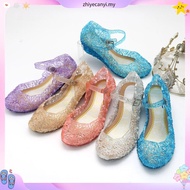 Baju Baby Girl Frozen 2 Elsa Anna Princess Shoes Kids Girls Crystal Jelly Sandals Princess Elsa Role