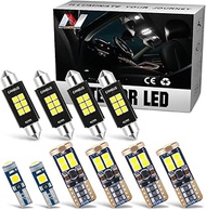 NUVISION LIGHTING 9 Pcs Dome Light LED Car Interior Bulb Kit Compatible With 93-02 Camaro, 194 (4B)7