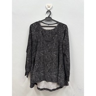 Woman blouse hitam preloved