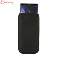 DEWDROP​ Phone Protective Pouch, Pouch Neoprene Neoprene Phone Bag, Black Bag Soft Protective Phone 