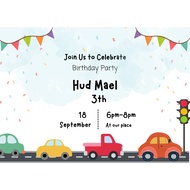 e-card birthday kad harijadi aqiqah digital