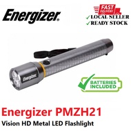Energizer PMZH21 Vision HD Metal LED Flashlight with 2 x AA Battery