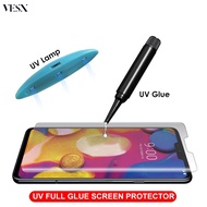 UV Liquid Glue Full Tempered Glass Screen Protector For LG V40 V50 V30 Plus G7 G8 Velvet ThinQ H930 H931