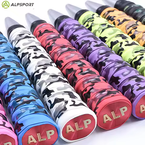 ALPSPORT MC2.5 Camouflage Anti-Slip Badminton Overgrips 10PCS / Set Sweat-Absorbent Cushion Tape for