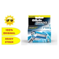 Gillette Mach3 Turbo Refills (2 Cartridges)