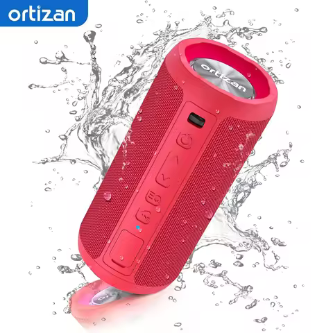 Ortizan X10 Portable Wireless Speaker V5.3 with 24W Loud Stereo Sound, 30H Playtime, TWS & IPX7 Wate