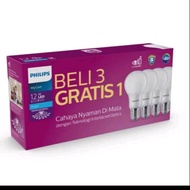 Philips 12w 12 watt LED bulb package Philips 12w LED bulb package contains 4 LEDs