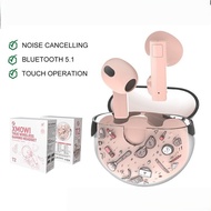 Earbud Mod Permainan Wayarles Plextone xMowi T2 TWS Wireless Gaming Mode Earbud