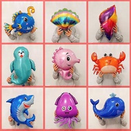 1pcs Under Sea Animal Cute Fish Balloon shell conch shark Balloons Sea Party Theme Kid Birthday Decor Baby Shower Supplies