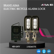 AIMA REMOTE ALARM BICYCLE ELECTRIC VEHICLE ANTI-THEFT REMOTE ALARM LOCK
