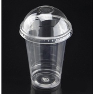 Plastic Cups with Rainbow Lid for Water and Milk Tea 400ml. 500ml 700ml/lot of 50c