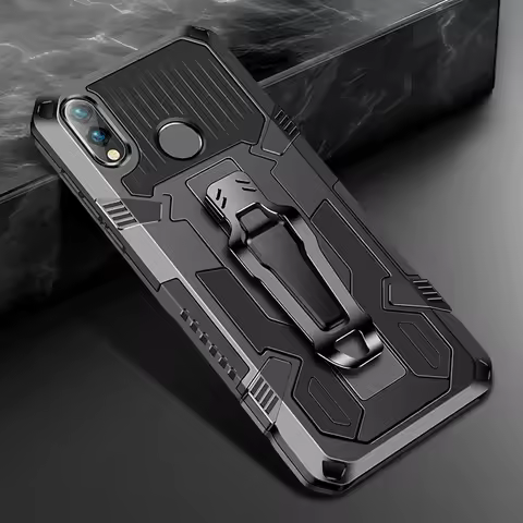 For Huawei Y5P Y6P Y7P Case Hard Armor shockproof With Stand protective Back Cover Case for Huawei Y