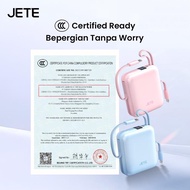 【Sertifikat CCC】JETE B7 Powerbank 10000mAh 22.5W Fast Charging with LED Display Dual Cable USB C Lig