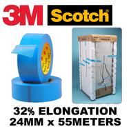 [TapeExpert] 3M 8898 Appliances Blue Secure Tape Filament Strapping No Residue High Strength Fiber P
