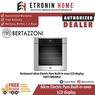 Bertazzoni 60cm Electric Pyro Built-in oven LCD display F6011MODPLX/ F6011MODPLN/ F6011MODPLC/ F6011MODPLZ