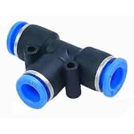 TUBE UNION CONNECTOR - 3 WAY STRAIGHT PIPE FITTING