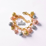 VENYSS RANTAI TANGAN EMAS SADUR CANDY KENDI PAHAT GANTUNG LOVE BOBA MIX COLOR ROSE GLD,WHITE GLD,FUL