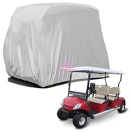 4 Passenger Golf Cart Cover 210D Oxford Waterproof Dustproof Roof Enclosure Rain Cover for EZ GO, Cl