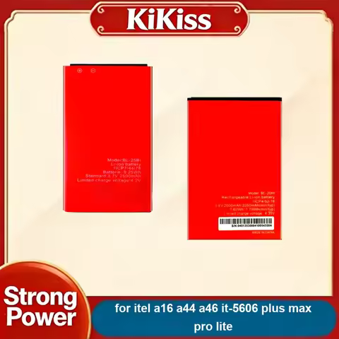 Mobile Phone Battery High-Capacity BL-25BI BL-20HI BL-24EI 2050-2500mAh For Itel A16 A44 A46 IT-5606