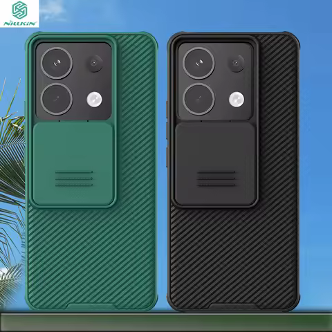 For Poco X6 5G Case NILLKIN Fitted Case Camshield Super Frosted Shield Case For Poco X6 5G Lens Prot