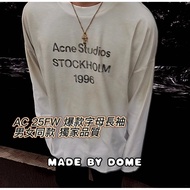 <[CDATA[Acne Studios Distressed Gradient Cotton Oversized Loose-Fit Long-Sleeve T-Shirt]]>
