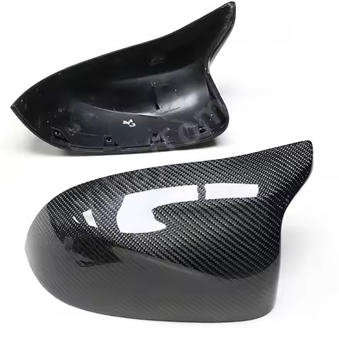 Genuine Real Carbon Fiber Side rearview Mirror cover cap Replacement For BMW X3M F97 X4M F98 X5M F95