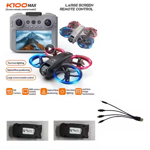 K100 MAX Mini Drone Battery 3.7V 500mAh / Propeller maple leaf Original Accessories For K100 MAX Min