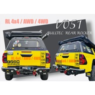 BULLTEC V051 rear bumper bull bar hilux vigo revo rogue GR triton Navara pro4x d max dmax ford range