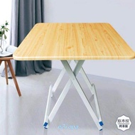 B-010 โต๊ะไม้พับได้ โต๊ะพับอเนกประสงค์ &amp; โต๊ะคอม โต๊ะคอมข้างเตียง Table 60x60x55cm