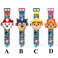 Paw Patrol Projector Watch Paw Shape Chase Marshall Rubble Skye