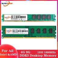 WALRAM DDR2 DDR3 RAM Memoria 8GB 4GB 2GB 800Mhz 1333hz 1600Mhz 240pins memory desktop In and AMD RAM