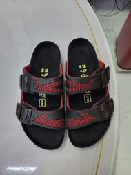 Devo  黑色紅色涼鞋 39碼