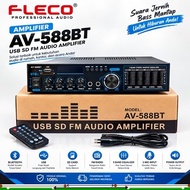 Fleco AV-588BT 1000 Watt Full Bass Treble Audio Amplifier | Ampli FLECO 1000 WATT PowerOriginal