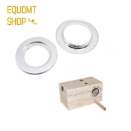 EQUOMT ทนต่อการกัด ประตูรังนกทรงกลม อลูมิเนียมอลูมินัม ทนต่อการสึกหรอ กล่องเพาะพันธุ์นกแหวนป้องกันการกัด อุปกรณ์เสริมรังนก กลมกลมๆ แหวนป้องกันทางเข้ากรงนก นกแก้วนกแก้วนกแก้ว