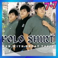 CY 5422 PLUS SIZE MAN CASUAL POLO COLAR SHIRT BIG SIZE / SHIRT COLAR SIZE BESAR 3XL 4XL 5XL 6XL 7XL