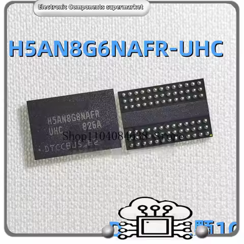 For SK Hynix H5AN8G6NAFR-UHC H5AN8G6NAFR-VHC DDR4 8Gb (1G×8) 2400MT/s 1.2V FBGA96 DRAM Memory Chip
