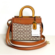 and Brand New Coach Rogue 25 in Signature Textile Jacquard