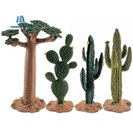 Simulation Green Plant Cactus Tree Baobab Bush Model DIY Scene Props for Kids Cognitive Toys