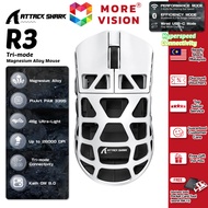 Attack Shark R3 Wireless Magnesium Alloy Gaming Mouse 46g Super Light PAW3395 8000Hz Polling Rate Tr