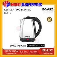 Electric Kettle Idealife IL-110 Teko Listrik Low Watt