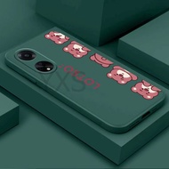 New design Case OPPO R15X K1 K3 R17 R17 Pro R15 R15 Pro Reno 2 Reno 2Z Reno 2F Case Silicone row of strawberry bear phone cases