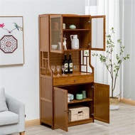 Cupboard Food Cupboard Household Kitchen Sideboard Cabinet Breathable Locker Multi-Layer Storage Cabinet Microwave Oven