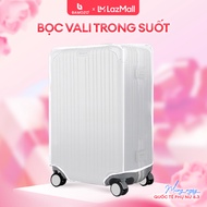 Túi Bọc Trùm Vali Trong Suốt Chống Xước Bamozo Bảo Vệ Vali Nhiều Size