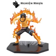 ACE model 15cm high without text - Fzero set - One Piece - No box