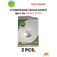 CYLINDER BASE / BLOCK GASKET 2pcs. for GP100 / GP125 | APPLE