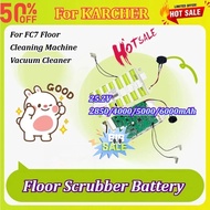 New 25.2V 2850/4000/5000/6000mAh Replacement Battery Pack for KARCHER FC7 Floor Cleaning Machine Vac