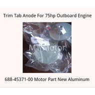 Trim Tab Anode For 75hp Outboard Engine 688-45371-00