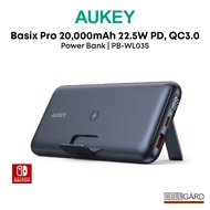 Aukey PB-WL03 20000mAh PD22.5W Wireless Power Bank PD (Supports Huawei SCP Fast Charge)