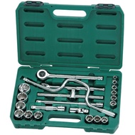 SATA 09088 22Pcs 1/2"DR Socket Set 5/16' To 1-1/4'(S.A.E)  ID31019